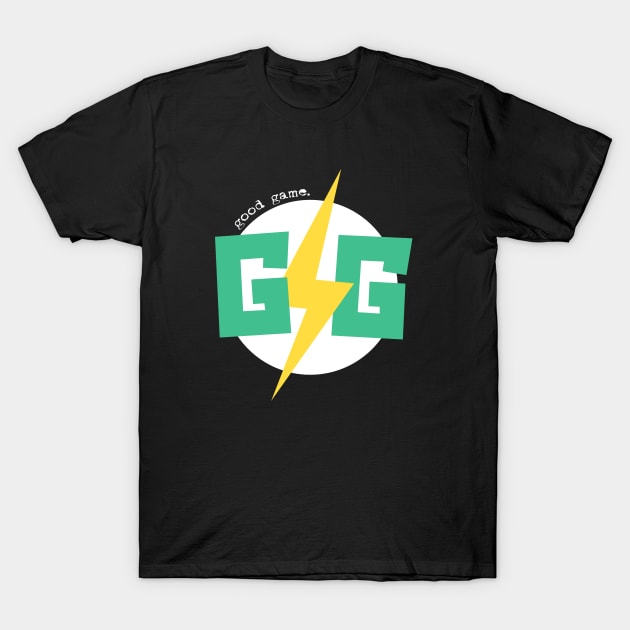 Good Game GG T-Shirt by The Geek Garage Sale